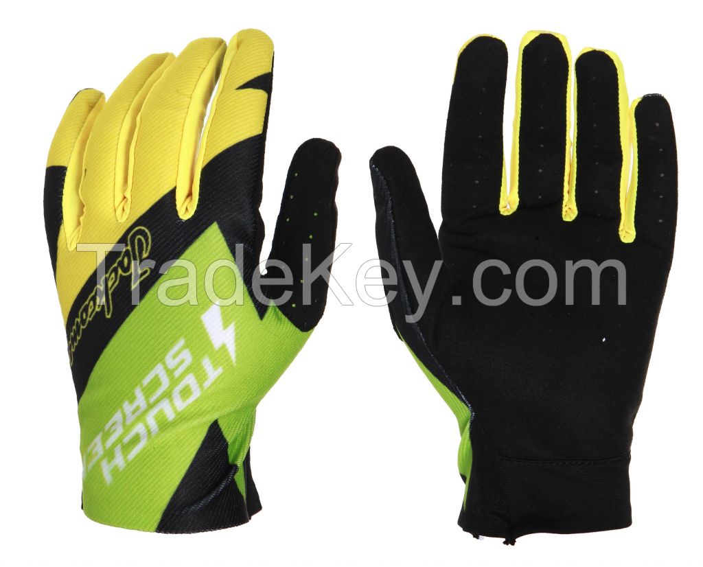 custom design motorcross Synthetic leather gloves 