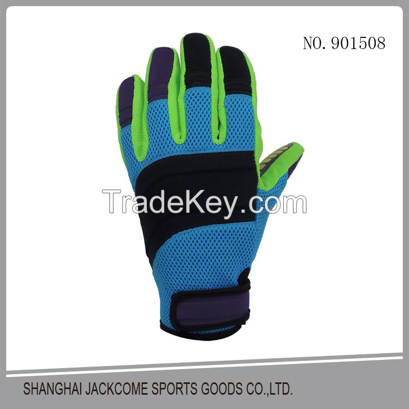 Popular blue snowboard gloves ski