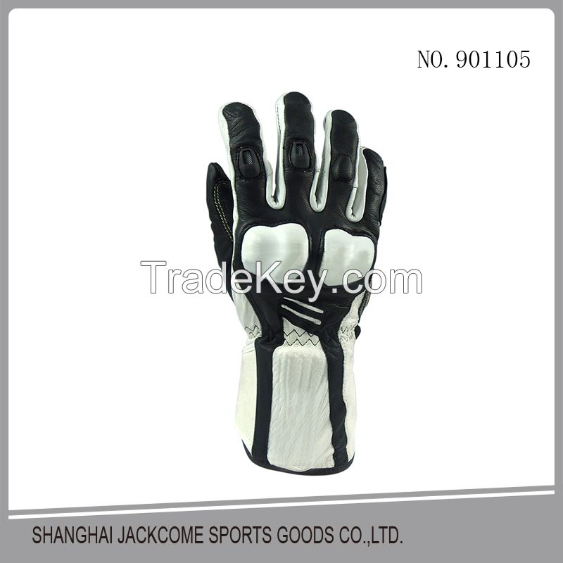 Custom Fashion Lycra Fabric Back Silicone Printing Palm Neoprene Anti Slip Mat Motorcycle Glove for Safety and Sports