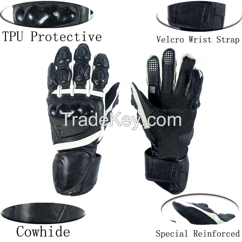 Pro-biker Motorcycle Motorbike Motocross Racing Cycling Full Finger Gloves