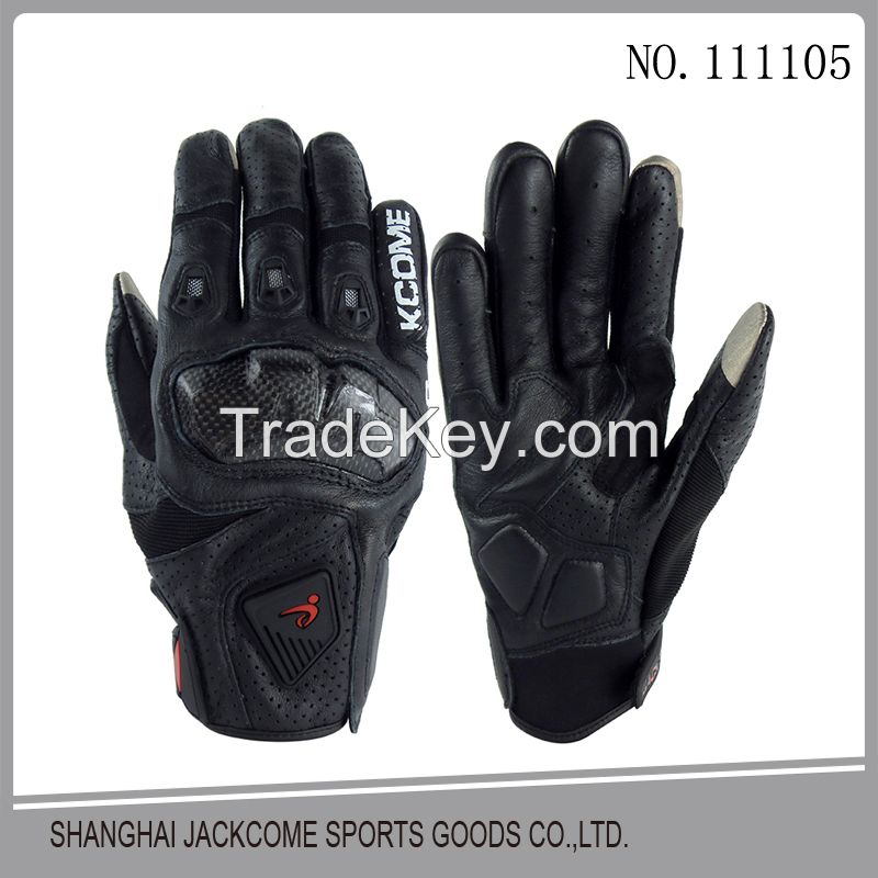 Hot selling new fashion motorcycle leather gloves with custom design