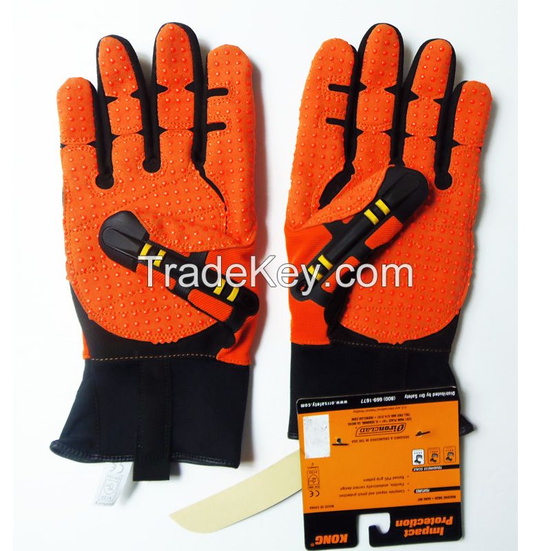 4006 KONG Original Waterproof Impact Resistance Mechanic Safety Gloves for Oil and Gas Industry