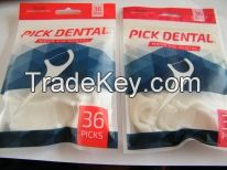 Dental floss pick