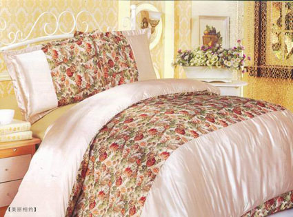 Faux Silk Bedding Set