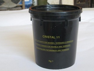 cristal 11 polishing powder for marble, concrete and terrazzo