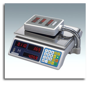 price scale with pole LCD