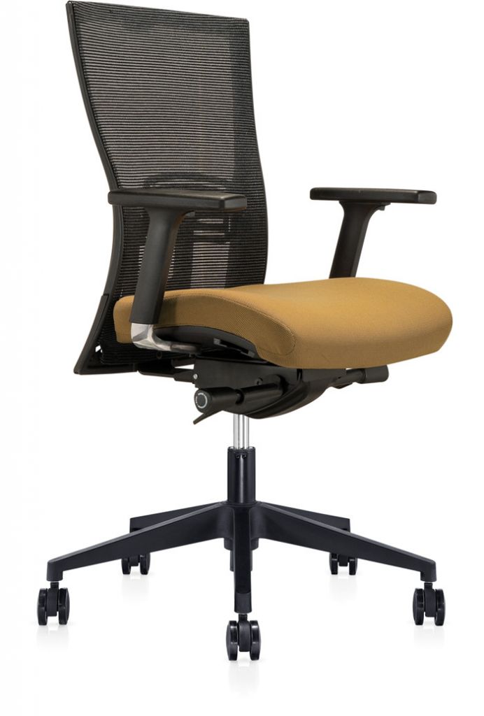 6898B-12B Modern lowback fabric chair- hot selling swivel office chair