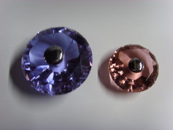 colorful crystal knobs