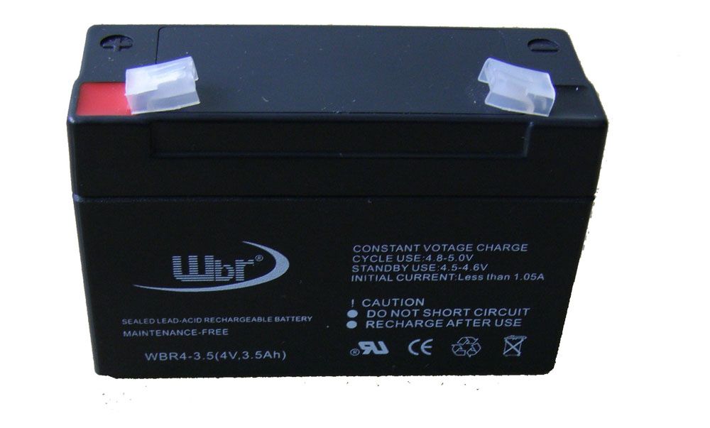 4V 3.5Ah Sealed Maintenance Free Rechargeable AGM Lead Acid Battery
