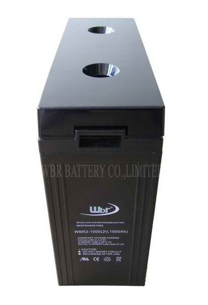 2V 1000Ah Sealed Maintenance Free Rechargeable Lead Acid Solar Battery