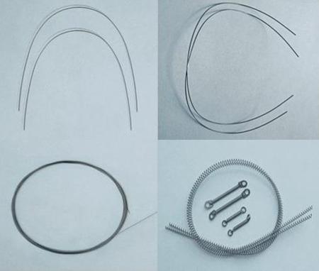 Dental Orthodontic Arch Wires, Open &amp; Closed Springs