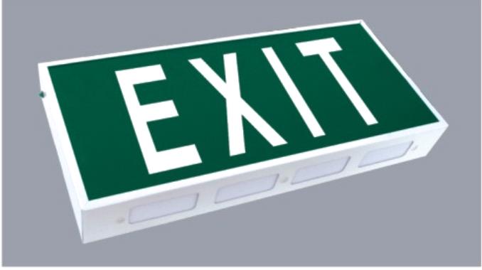 Emergency Exit Sign with 8W Power and 220V Input Voltage