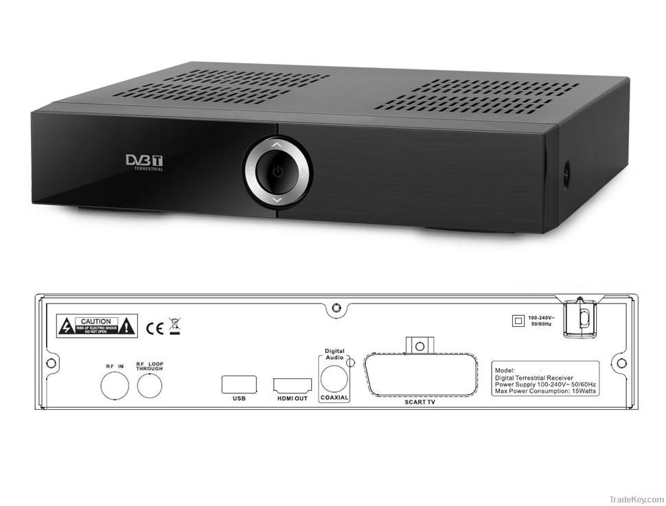 Twin Tuner HD DVB-T Receiver with Built-in HDD