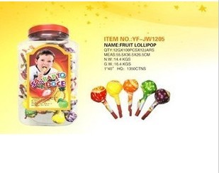 Whistle Fruit Lollipop