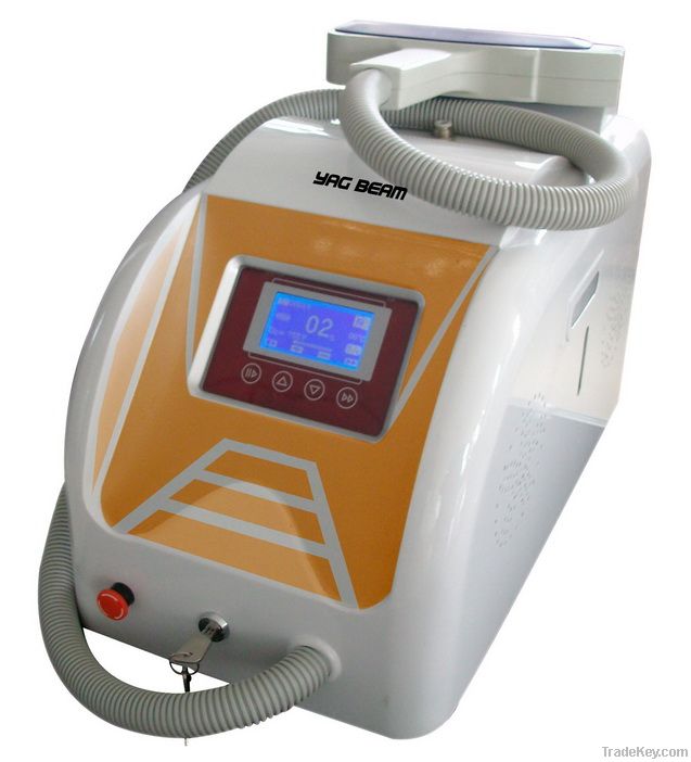 Mini laser tattoo removal system