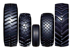 OTR tyres, over 200 nominal sizes of tires for cars, trucks, heavy tru