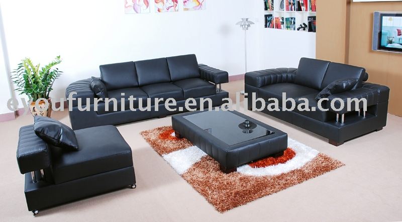 Real leather sofa