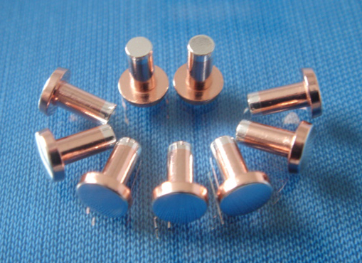 Trimetal Electrical Contact Rivet