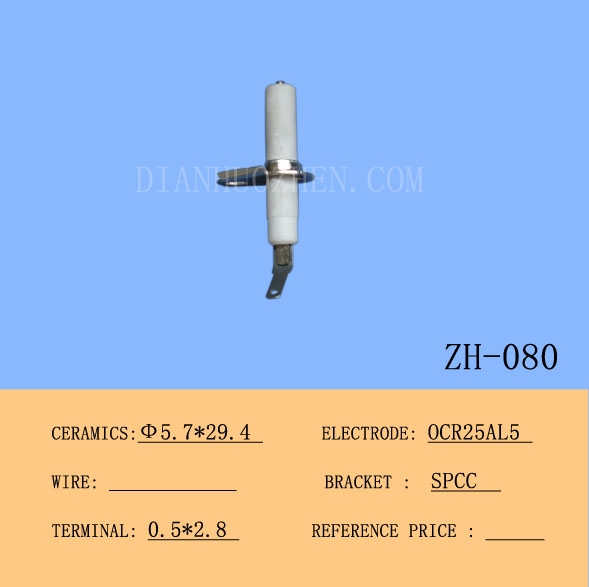 ZH-050A flame sensors , spark plug , ceramic electrodes , spark ignitors