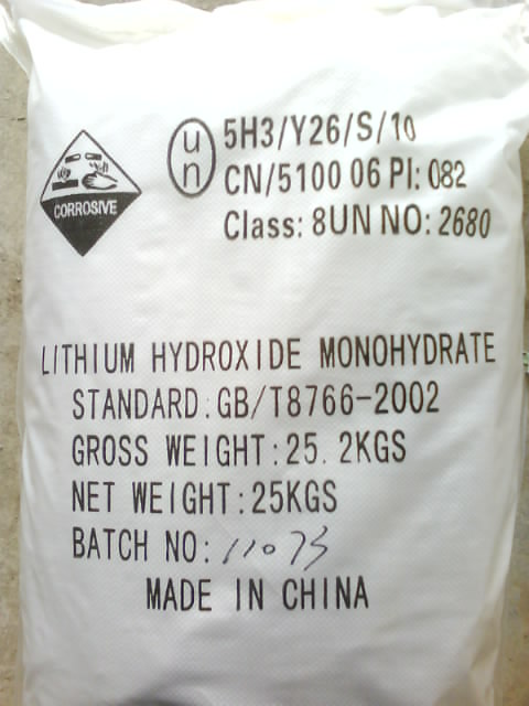 Lithium Hydroxide Monohydroxide