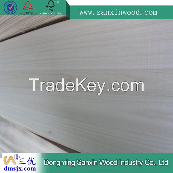 3mm Paulownia Surfboard Wood