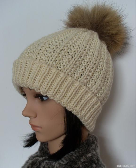 handknitted wool hat