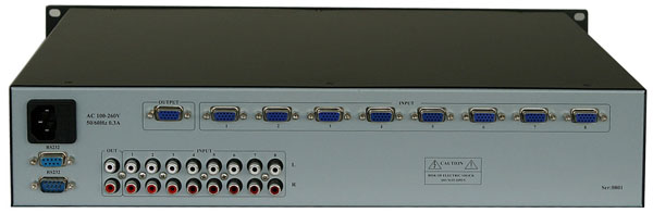 1 Input and 32 Output VGA Distribution Amplifier