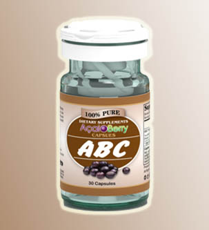 Acai berry weight loss pill, high tech slimming product