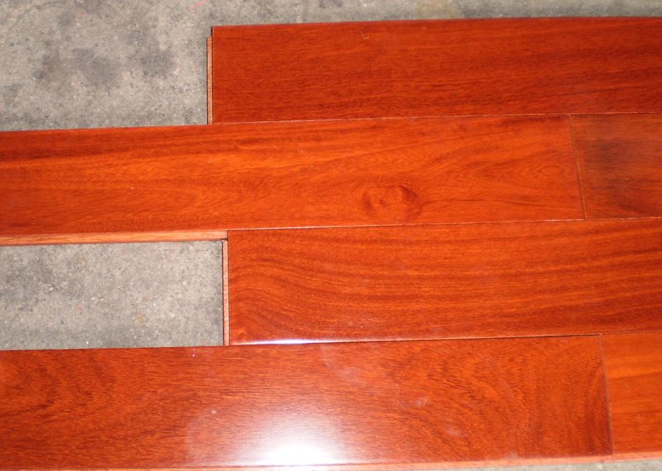 Santo mahogany wood flooring
