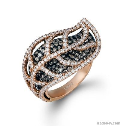 hot sale micro pave setting cz ring