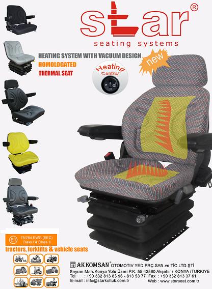 tractor seat/siedzenia/asiento/schleppersitz/geveerd By AKKOMSAN