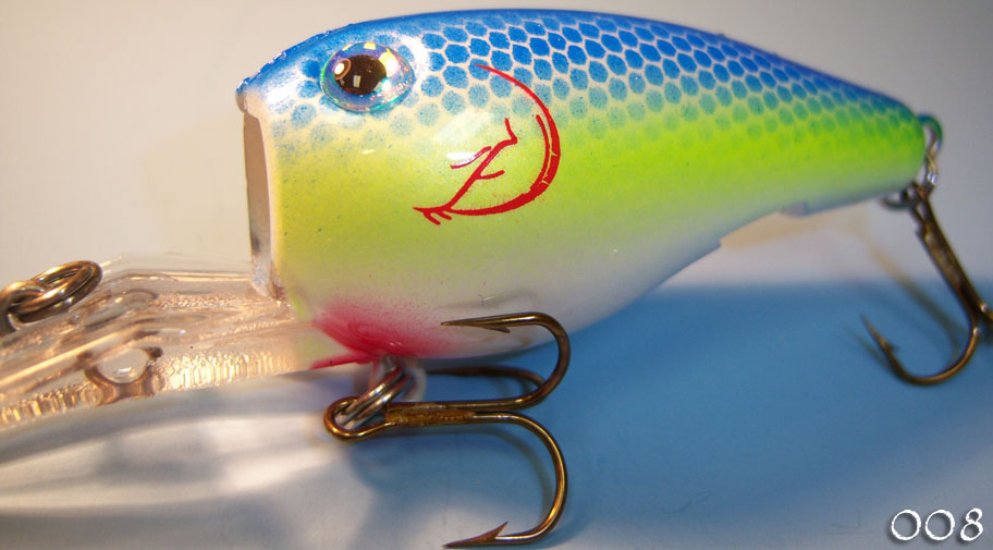 BLUE CHARTREUSE ACTION MINNOW-New from Action Lures!!