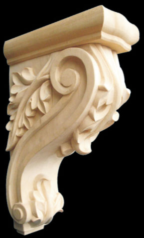 wooden corbels