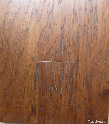 Wire Brushed Engineered Wood Flooring(Hickory)