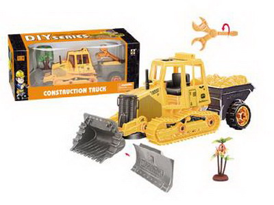 Second paragraph bucket dozer trailer (1 tree, mound)