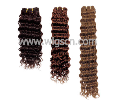 human hair or synthetic hair extensions