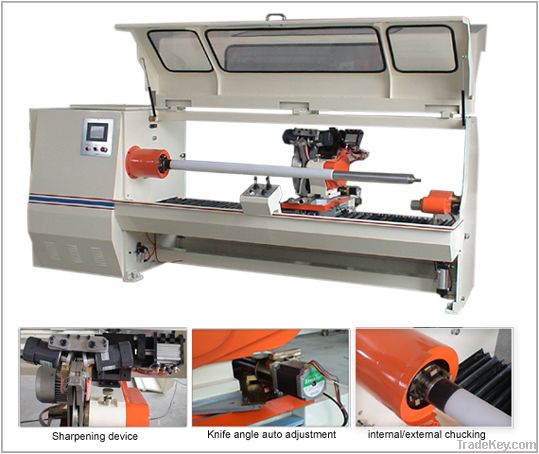 automatic log lathe slitting machine