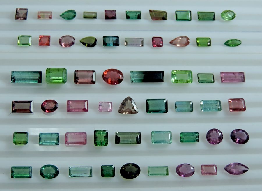 Loose Green And Blue Tourmaline For Sell