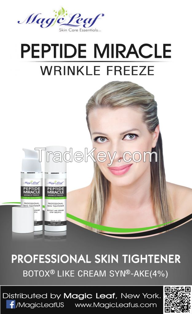 'Peptide Miracle' Anti-Aging Facial Moisturizer with Natural Syn-Ake Peptide