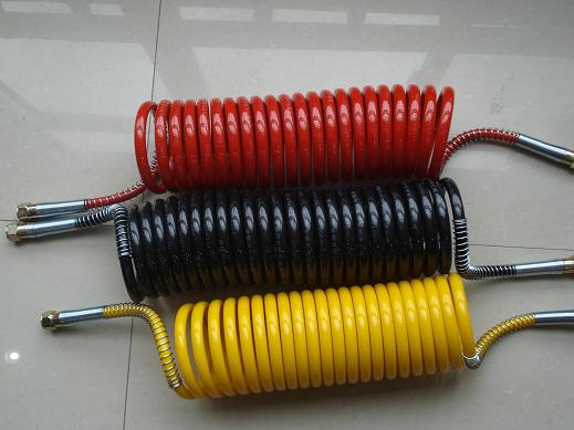 Trailer spiral hose, spring air hose, spring coil