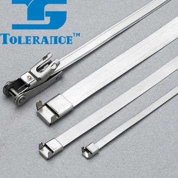 Stainless steel cable tie (free end clamp)