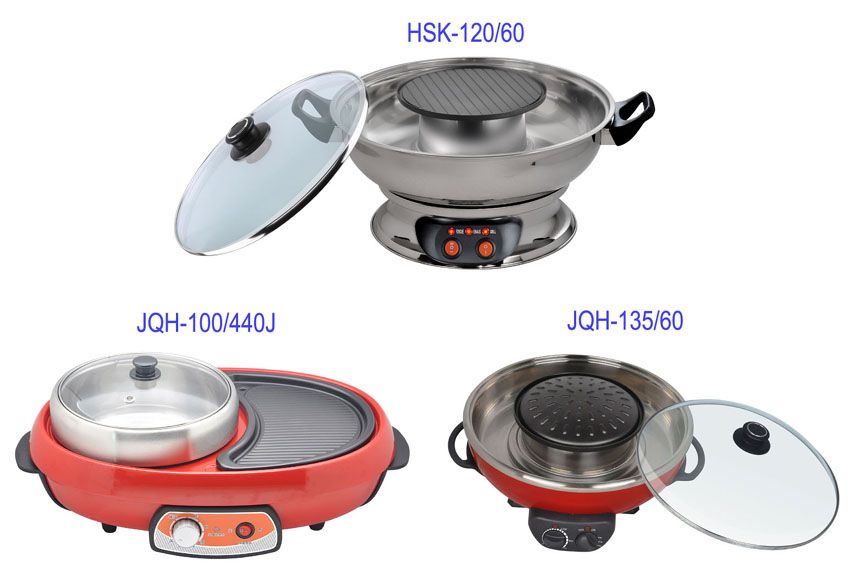 Electric Hotpot with BBQ