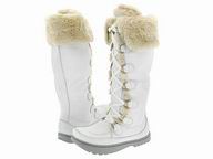 white popular lady boots