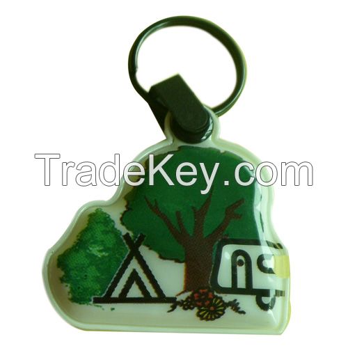 promotional led key chain, keychain, key ring, key holder