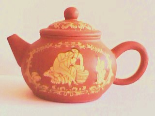 Sell Color purple clay Teapot 004