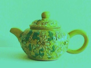 Sell Color purple clay Teapot 022
