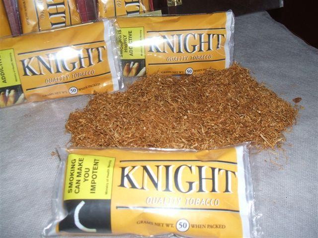 Golden Virginia Tobacco "KNIGHT TOBACCO"