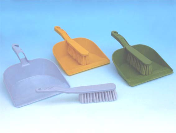 dustpan and brush