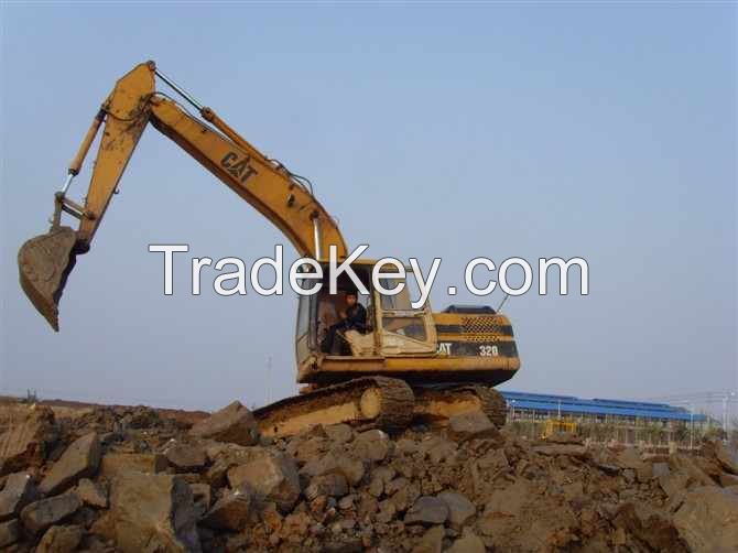 used original Japan Caterpillar 320A crawler excavator for sale