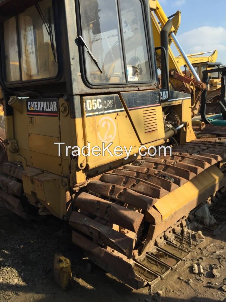 used original Japan Caterpillar D5C crawler bulldozer for sale